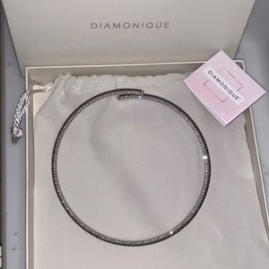 Diamonique x Lisa Freede DoubleRow Flexible Choker